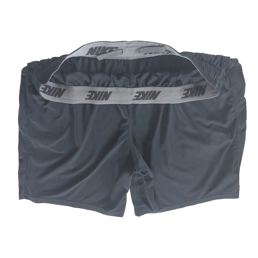 Nike Men Active Fitted Drawstring Waistband Short  38‎ Inseam 9in Navy Polyester